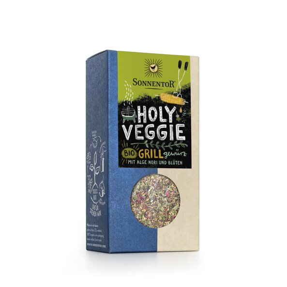 Sonnentor Bio Holy Veggie Grillgewürz mit Alge Nori und Blüten 30g