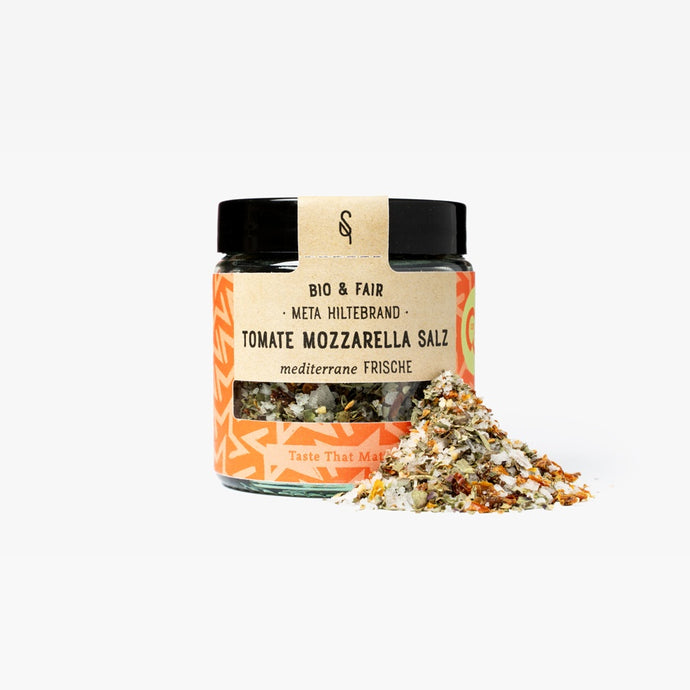 Soul&Spice BIO Tomate Mozzarella Salz by Meta Hiltebrand 120ml