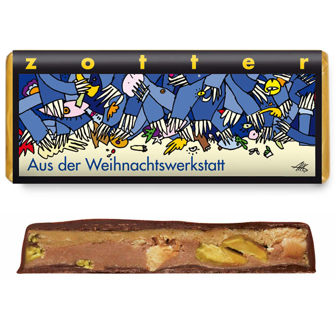 Zotter Bio Aus der Weihnachtswerkstatt 70g