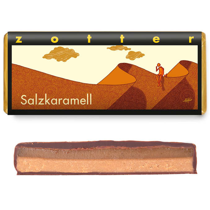 Zotter Bio Salzkaramell Schokolade 70g