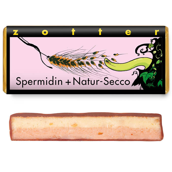 Zotter Bio Spermidin+Natur-Secco Schokolade 70g