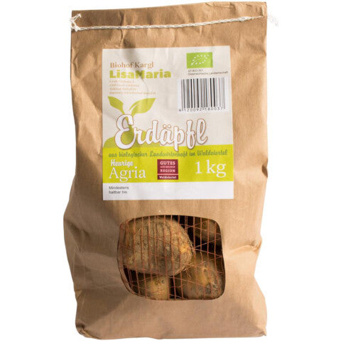 Biohof Kargl Heurige Erdäpfel Agria mehlig 1000g