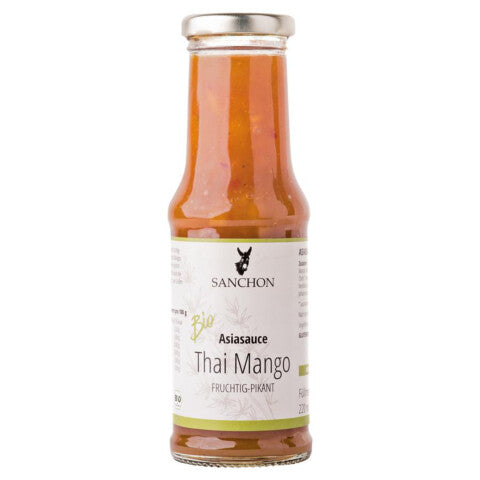 Sanchon BIO Grill- und Würzsauce Thai Mango fruchtig-pikant 210ml
