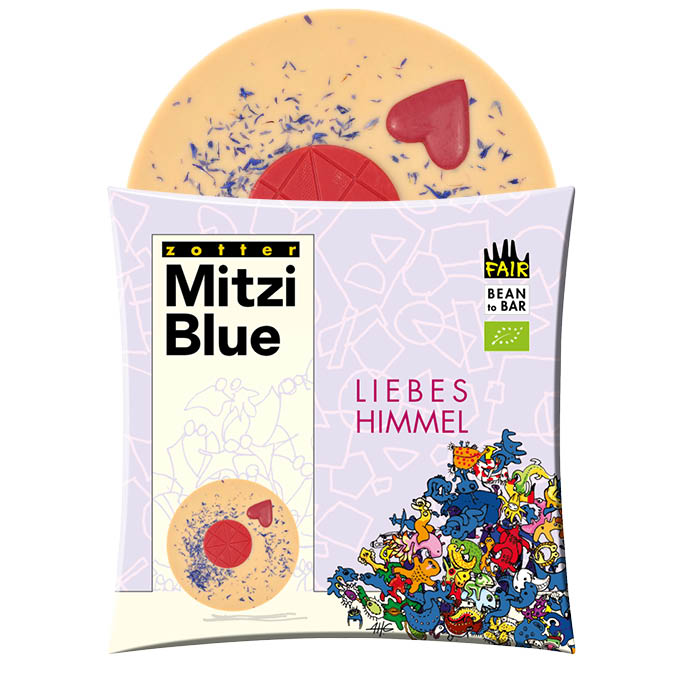 Zotter Mitzi Blue Liebeshimmel 70g