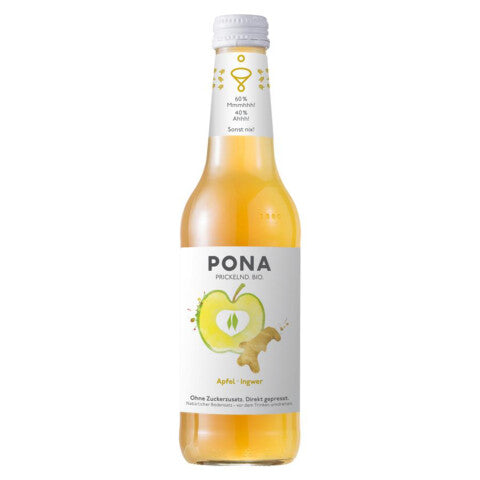 Pona Organic Sparkling Juice Apfel-Ingwer EW 330ml