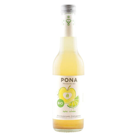 Pona Organic Sparkling Juice Apfel-Limette EW 330ml