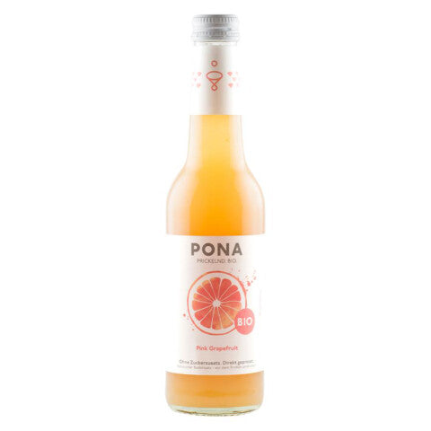 Pona Organic Sparkling Juice Pink Grapefruit EW 330ml