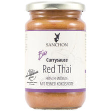 Lade das Bild in den Galerie-Viewer, Sanchon BIO Red Thai Currypaste aromatisch-pikant 190g
