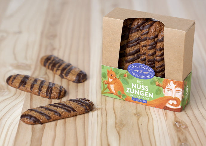 Bio Hofbäckerei Mauracher Bio Nusszungen handgemacht glutenfrei 110g