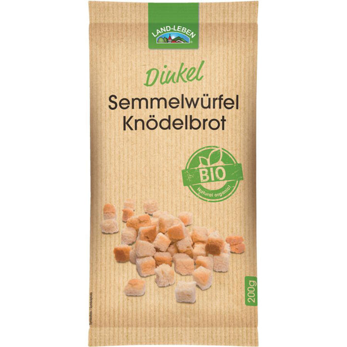 Land-Leben Dinkel BIO Semmelwürfel Knödelbrot 200g