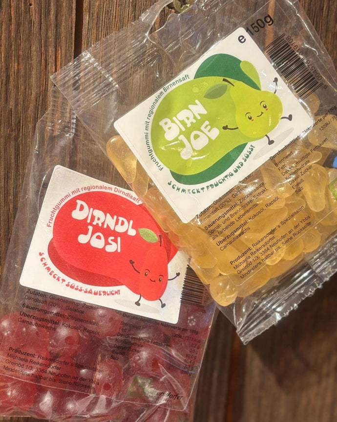 Reikersdorfer Dirndl Josi Fruchtgummi mit regionalem Dirndlsaft 150g