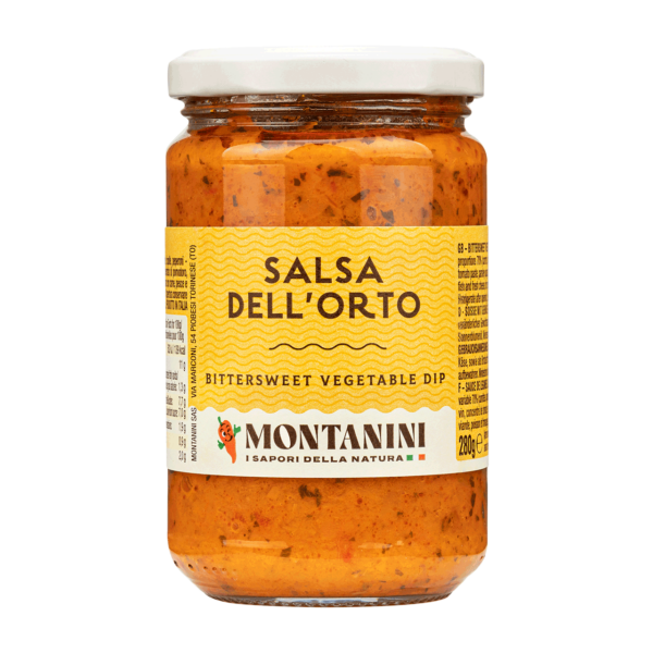 Le Ricette di Montanini Salsa dell'orto Bittersüßer Gemüse Dip 280g