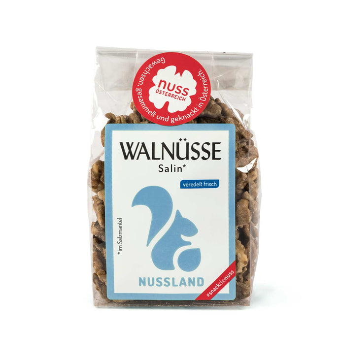 Nussland Walnüsse SALIN im Salzmantel 150g