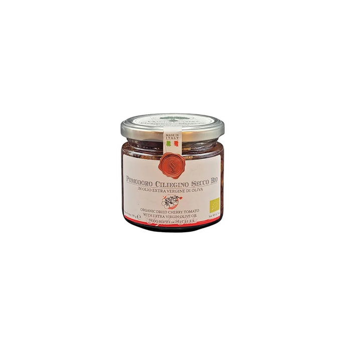 Frantoi Cutrera BIO Pomodoro Ciliegino secco in olio extra vergine di olive - Kirschtomaten in Olivenöl extra vergine 190g