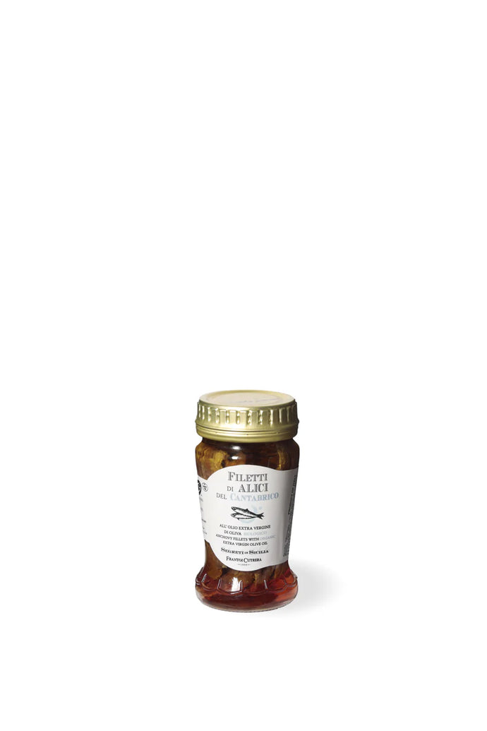 Frantoi Cutrera - Filetti di Alici del Cantabrico Sardellenfilets in Olivenöl 90g