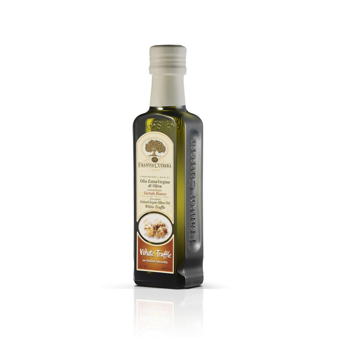 Frantoi Cutrera Olio extra vergine di oliva aromatizzato Tartufo bianco Olivenöl mit weißem Trüffelaroma 250ml