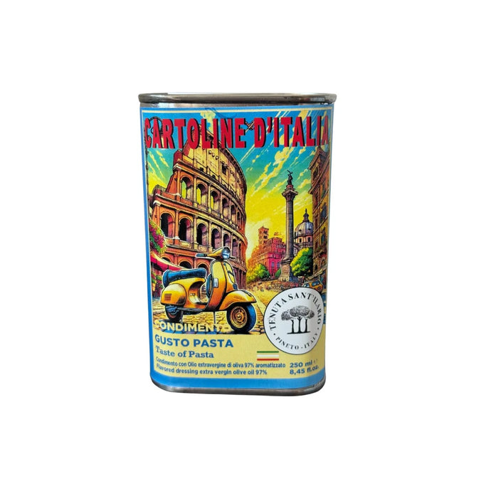 Tenuta Sant'Ilario Condimento Gusto Pasta Roma Olivenöl mit Knoblauch, Chili aromatisiert 250ml
