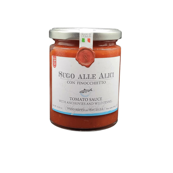 Frantoi Cutrera Sugo alle alici con finocchietto Sugo mit Sardellen und wildem Fenchel 230g
