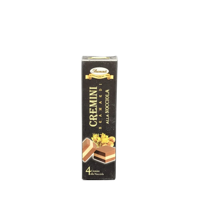 Bramardi Cremini 4 exklusive Stück feiner cremiger Pralinen mit Haselnuss 40g