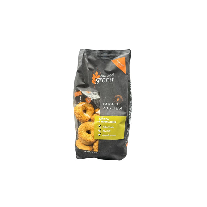Frutti del grano Taralli pugliesi patata e rosmarino mit Kartoffeln und Rosmarin 250g