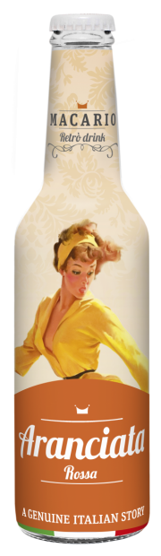 Macario Retro Drink Aranciata rossa 275ml