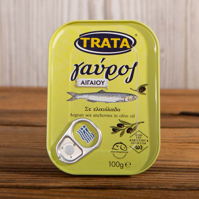 Eatgreek Sardellen aus der Ägais in Olivenöl 100g