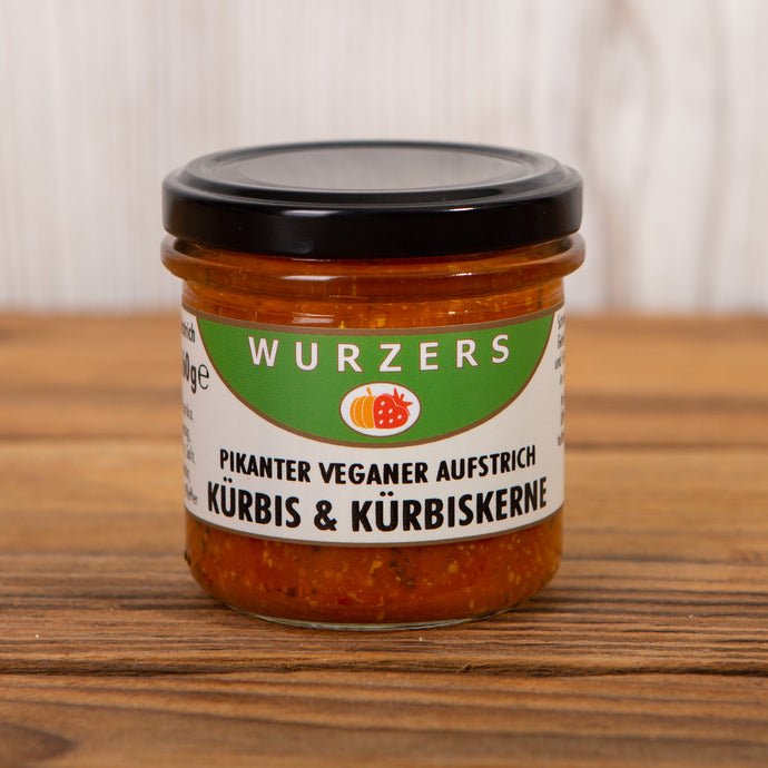 Wurzers Pikanter Veganer Aufstrich Kürbis & Kürbiskerne