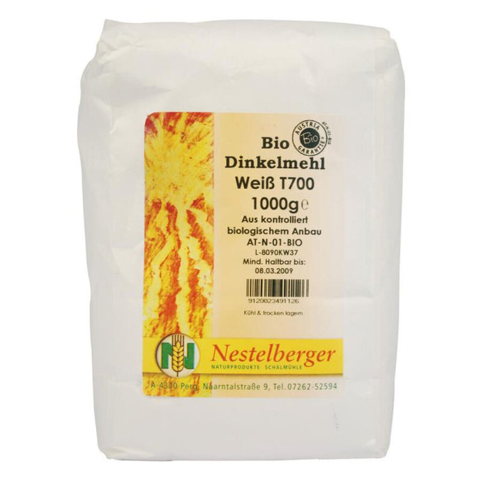 Nestelberger Bio Dinkelmehl weiß T700 1000g